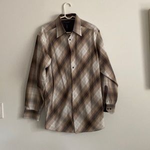 Crazy horse button down dress shirt